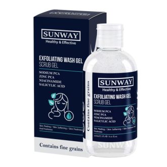 قیمت و خرید ژل شست و شوی لایه بردار پوست سان وی حجم 250 میلی لیتر | فروشگاه باستنیک