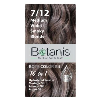 قیمت و خرید کیت رنگ مو بلوند دودی بنفش متوسط 7/12 بوتانیس | فروشگاه باستنیک