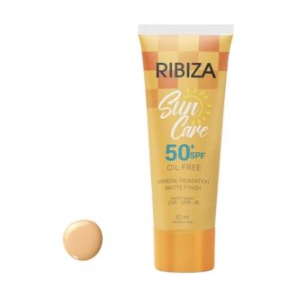 قیمت و خرید کرم ضد آفتاب فاقد چربی رنگی ریبیزا با SPF50 شماره 02 | فروشگاه باستنیک