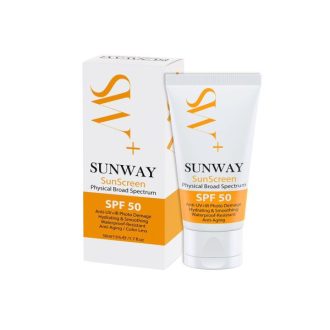 قیمت و خرید کرم ضدآفتاب بی رنگ SPF50 سان وی |فروشگاه باستنیک